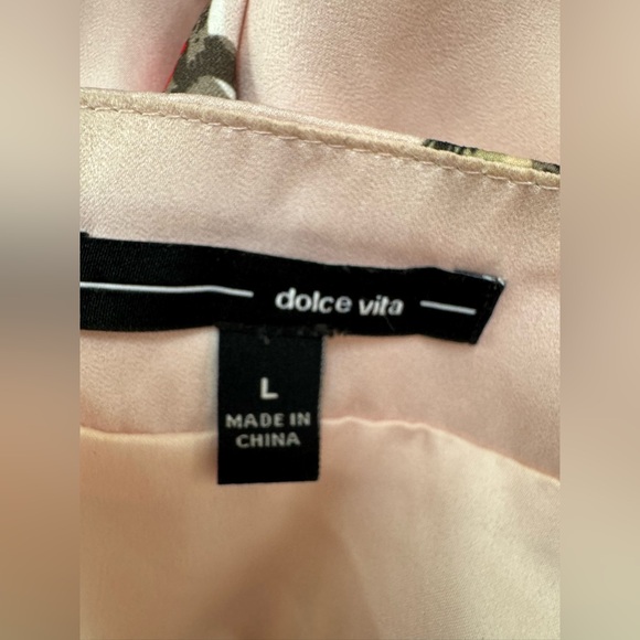 Viral Dolce Vita Campbell Dress in Pink Cactus Print size Large $180 - Picture 8 of 12